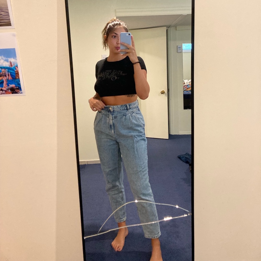 Mom style jeans
